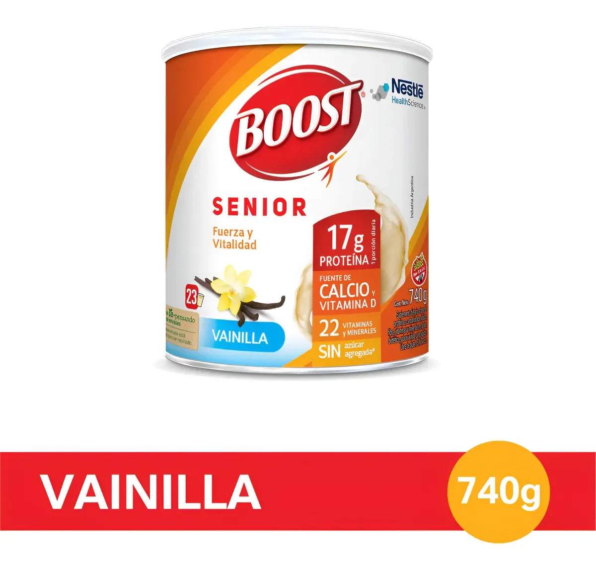 Boost Vainilla Suplemento Lata 740gr