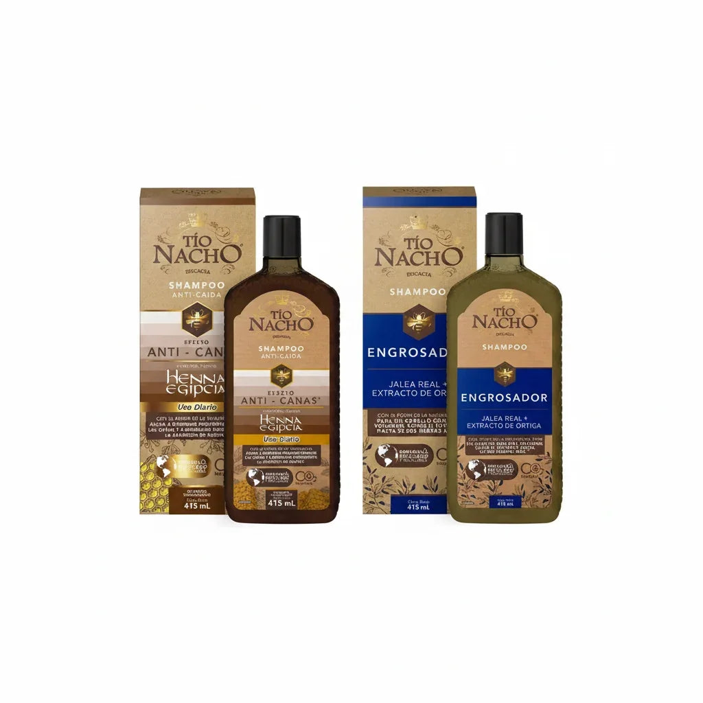 Kit Tio Nacho Anticanas 415ml + Engrosador 415ml