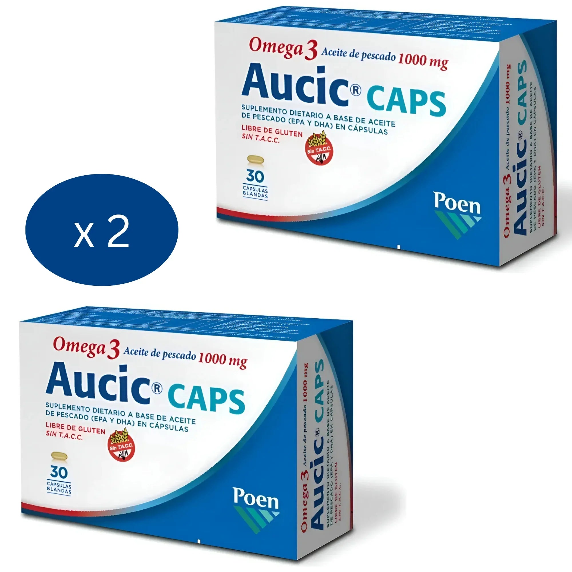 Pack x 2 AUCIC 30 CAPS