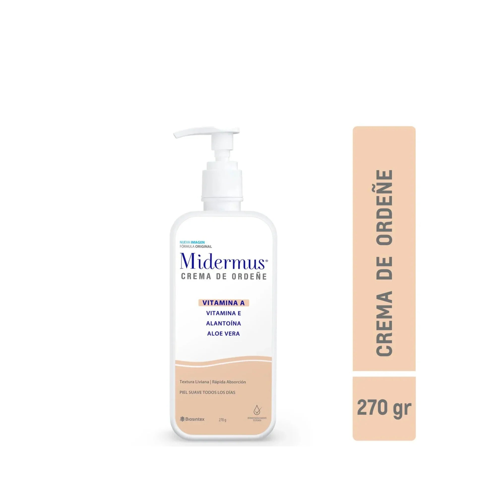 Midermus Crema De Ordeñe X 270g Fragancia Neutro