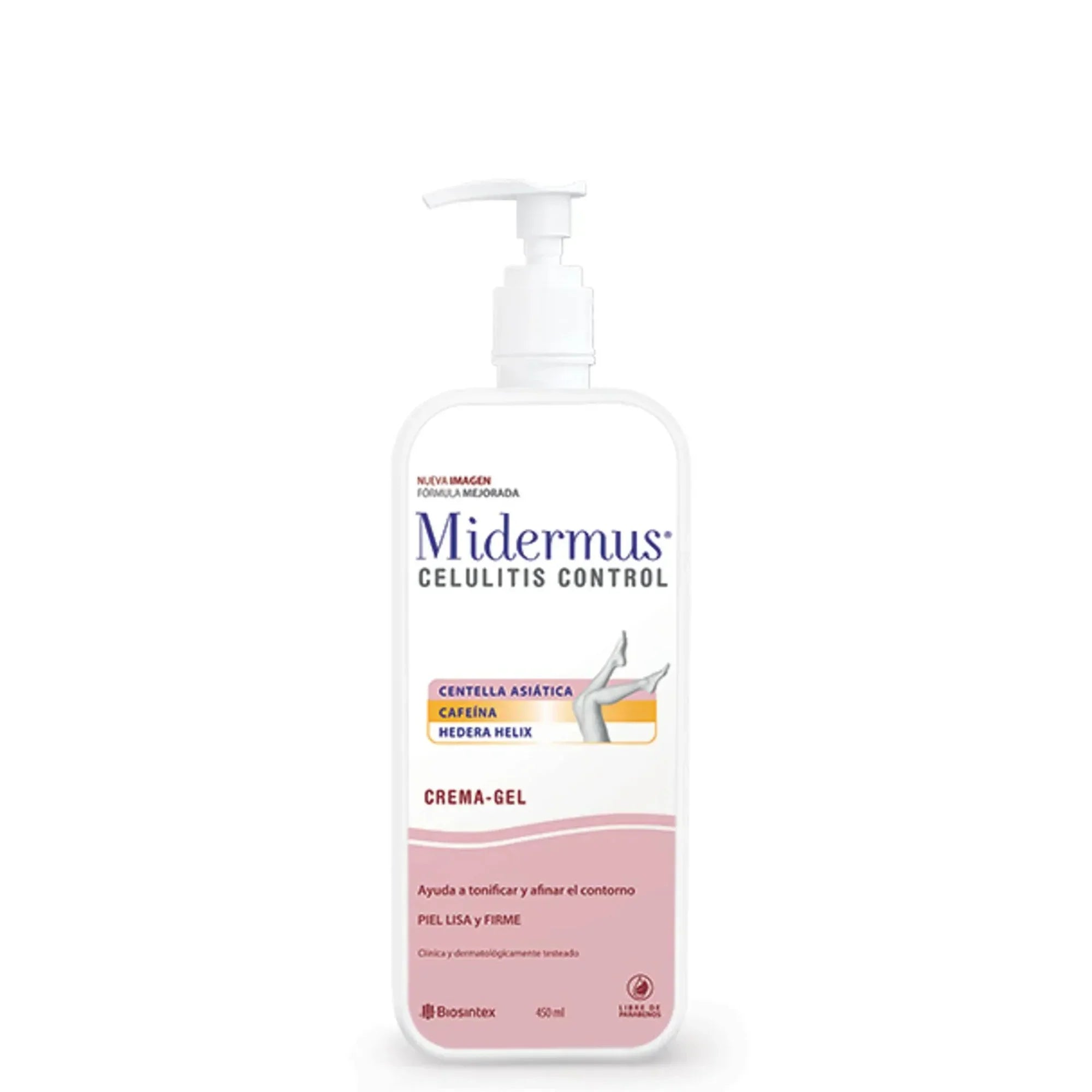 Crema Corporal Midermus Celulitis Control Reafirmante 450ml Aloe Vera