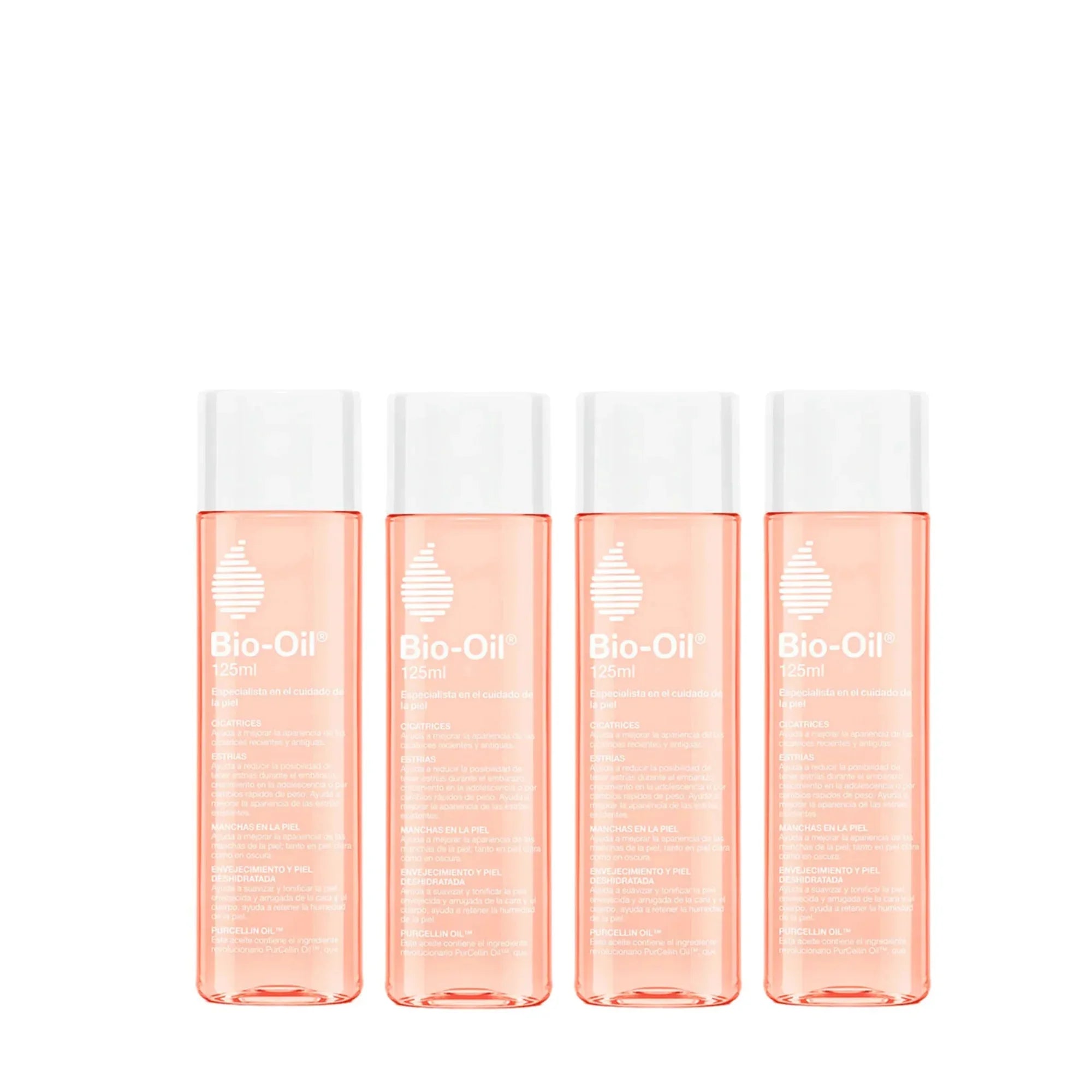 Combo X4 Bio Oil Cicatrices Estrías Y Manchas 125 Ml